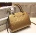 LOUIS VUITTON BREA PM Monogram Vernis leather IN gold