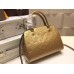 LOUIS VUITTON BREA PM Monogram Vernis leather IN gold