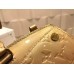 LOUIS VUITTON BREA MM Monogram Vernis Leather In gold