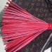 Louis Vuitton medium TRIANGLE WAR POUCH red