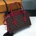 Louis Vuitton Florinem 42270 Monogram Canvas and Leather Dark Red 2017(1c108-711306)