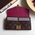 Louis Vuitton MONOGRAM CANVAS Pallas WALLET M58414 purple(1c108-711311)