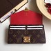 Louis Vuitton MONOGRAM CANVAS Pallas WALLET M58414 Red(1c108-711313)