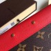 Louis Vuitton MONOGRAM CANVAS Pallas WALLET M58414 Red(1c108-711313)