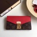 Louis Vuitton MONOGRAM CANVAS Pallas WALLET M58414 Red(1c108-711313)