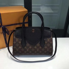 Louis Vuitton Monogram Canvas and Calf Leather Florine Bag M42269 Noir 2017(75201)