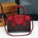 Louis Vuitton Monogram Canvas and Calf Leather Florine Bag M42270 cherry 2017(75202)