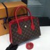 Louis Vuitton Monogram Canvas and Calf Leather Florine Bag M42270 cherry 2017(75202)