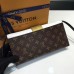 Louis Vuitton Monogram Reverse Canvas Column Clutch Bag M54617 2017(75203)