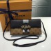 Louis Vuitton Monogram Reverse Canvas Column Clutch Bag M44101 2017(75302)