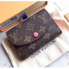 Louis Vuitton Monogram Canvas Envelop Rosalie Coin Purse M62361 Pink