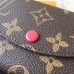 Louis Vuitton Monogram Canvas Envelop Rosalie Coin Purse M62361 Hot Pink