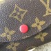 Louis Vuitton Monogram Canvas Envelop Rosalie Coin Purse M62361 Red