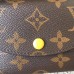 Louis Vuitton Monogram Canvas Envelop Rosalie Coin Purse M62361 Yellow