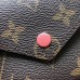 Louis Vuitton Monogram Canvas Envelop Victorine Wallet M62360 Pink