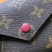 Louis Vuitton Monogram Canvas Envelop Victorine Wallet M41938 Fuchsia