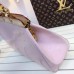 LOUIS VUITTON BREA MM Monogram Vernis Leather In ballerina pink