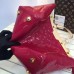 LOUIS VUITTON BREA MM Monogram Vernis Leather In cherry