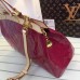 LOUIS VUITTON BREA MM Monogram Vernis Leather In cherry