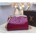 LOUIS VUITTON BREA MM Monogram Vernis Leather In cherry