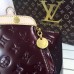 LOUIS VUITTON BREA MM Monogram Vernis Leather In purplish