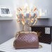 LOUIS VUITTON BREA MM Monogram Vernis Leather In toffee