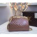 LOUIS VUITTON BREA MM Monogram Vernis Leather In toffee