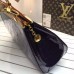 LOUIS VUITTON BREA MM Monogram Vernis Leather In dazzling blue