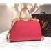 LOUIS VUITTON BREA MM Monogram Vernis Leather In rose pink