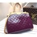 LOUIS VUITTON BREA MM Monogram Vernis Leather In Myrtille