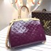 LOUIS VUITTON BREA MM Monogram Vernis Leather In Myrtille