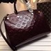 LOUIS VUITTON BREA MM Monogram Vernis Leather In Amarante