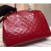 LOUIS VUITTON BREA MM Monogram Vernis Leather In CHERRY