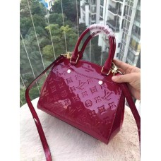 LOUIS VUITTON BREA PM Monogram Vernis leather IN Magenta