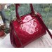 LOUIS VUITTON BREA PM Monogram Vernis leather IN  imperial red