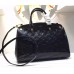 LOUIS VUITTON BREA MM Monogram Vernis Leather In NOIR