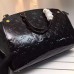 LOUIS VUITTON BREA MM Monogram Vernis Leather In NOIR