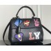 Louis Vuitton Patches Stickers Epi Cluny BB Bag M52484 Black 2019