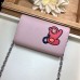 Louis Vuitton LV Stories Epi Leather Twist Chain Wallet M63320 Pink 2019