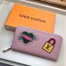 Louis Vuitton LV Stories Epi Leather Zippy Wallet M63377 Rose Ballerine 2019