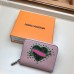 Louis Vuitton LV Stories Epi Leather Zippy Coin Purse M63723 Rose Ballerine 2019