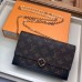 Louis Vuitton Monogram Canvas Flore Chain Wallet Black 2019