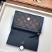 Louis Vuitton Monogram Canvas Flore Chain Wallet Black 2019