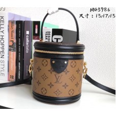 Louis Vuitton Monogram Reverse Canvas Cannes Beauty Case Bucket Bag M43986