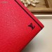 Louis Vuitton Pochette Voyage MM Bag Taiga Leather Outline M63397 Red/Black