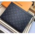 Louis Vuitton Pochette Voyage MM Bag Monogram Eclipse Canvas M61692