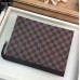 Louis Vuitton Pochette Voyage MM Bag Damier Ebene Canvas N41696