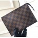 Louis Vuitton Toiletry Pouch 19 Bag M47544 Damier Ebene Canvas