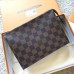 Louis Vuitton Toiletry Pouch 19 Bag M47544 Damier Ebene Canvas