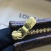 Louis Vuitton Toiletry Pouch 19 Bag M47544 Damier Ebene Canvas